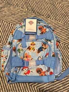 Pottery Barn Kids Light Blue Paw Patrol Small Backpack